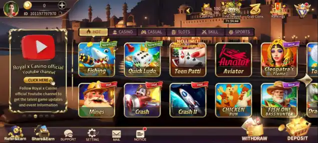 Royal X Casino Old Version