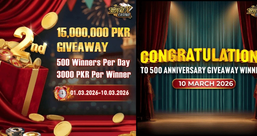 Royal X Casino Anniversary Giveaway Winners